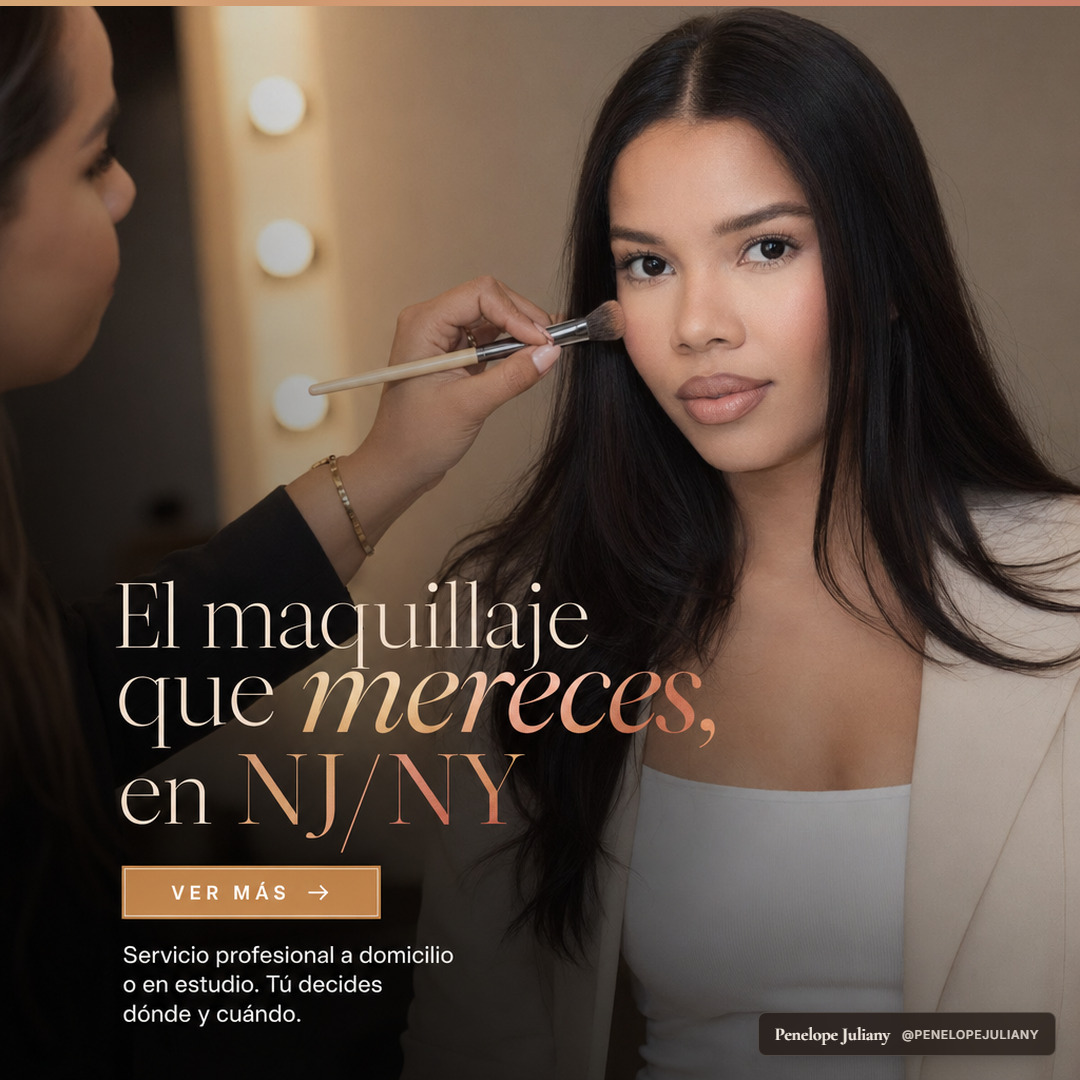 Anuncio editorial de Penelope Juliany — maquillaje en NJ/NY